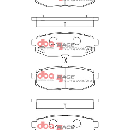 DBA 2012+ Subaru BRZ / 2012+ Toyota 86/GR 86 Rear RP Performance Brake Pads