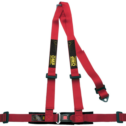 OMP 3 POINT HARNESS - ROAD 3 ECE 2208 BLACK