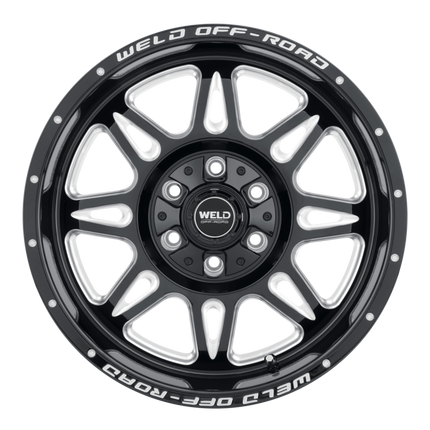 Weld Cheyenne W132 Series 22x9 / 6x135 BP / 5.00 BS - Gloss BLK MIL