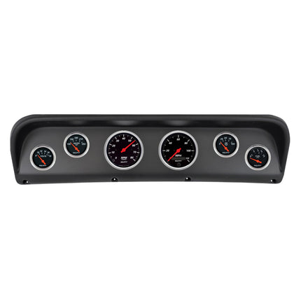 Autometer Designer Black Direct Fit Dash Kit 67-72 Ford F100 (2 x 3-3/8in. / 4 x 2-1/16in.)