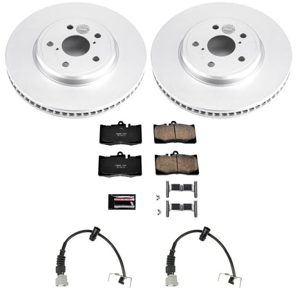 Power Stop 01-06 Lexus LS430 Front Z23 Coated Brake Kit