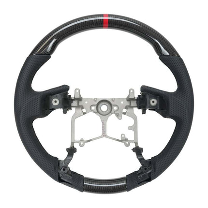 NRG 12-23 Toyota Tacoma OEM Plus Carbon Fiber Steering Wheel w/ Black Stitch & Red Center Mark