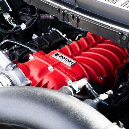Roush 21-26 F-150 Supercharger Kit 705HP Red Edition