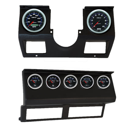 Autometer Cobalt Direct Fit Dash Kit 87-96 Jeep Wrangler YJ (Tach/MPH/FL/OilP/WTMP/VLT/TRNS)