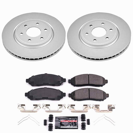Power Stop 05-15 Nissan Frontier Front Z23 Coated Brake Kit