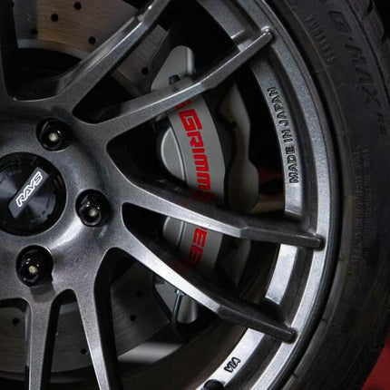 GrimmSpeed 02-21 Subaru WRX/STI 4-Piston Brake Caliper Kit - Red (For 340mm Rotor)