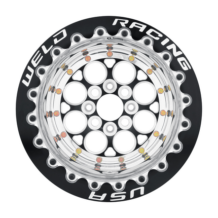 Weld Magnum Import 13x11 / 4x100mm BP / 4.25in. BS Black Wheel - Double Beadlock