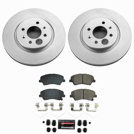 Power Stop 18-22 Hyundai Accent Front Z23 Coated Brake Kit