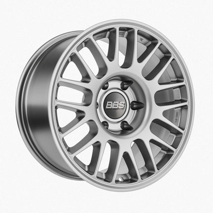 BBS TS-M 18x9in - 5x120 - 72.56 CB - ET30 - Satin Silver Wheel