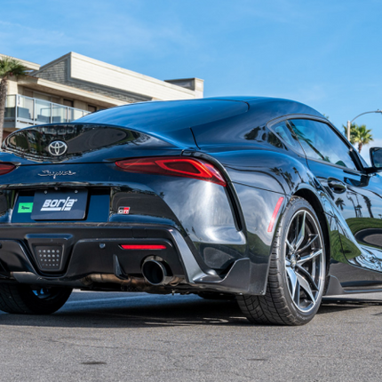 Borla 20-25 Toyota GR Supra ATAK Cat-Back Exhaust System w/ Black Chrome Tips