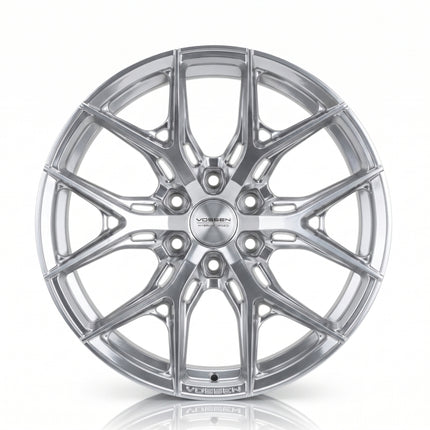 Vossen HF6-4 24X10 / 8X165.1 / ET20 / DEEP / 125.1 - Silver Polished