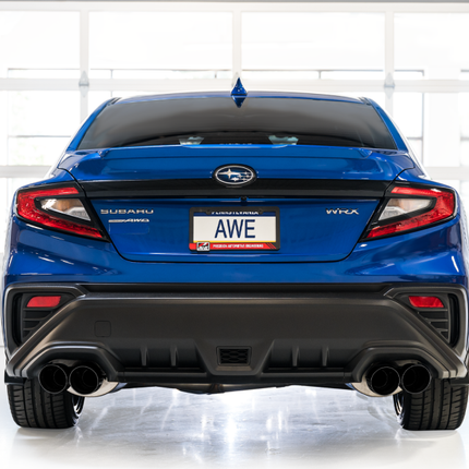 AWE Tuning 22-25 Subaru VB WRX Touring Edition Axle-Back Exhaust - Diamond Black Tips