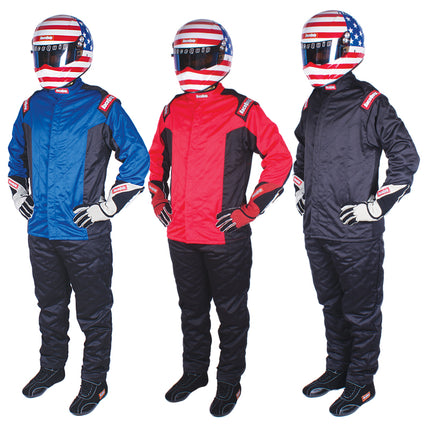 RaceQuip Black Chevron-5 Pants SFI-5 - XLG