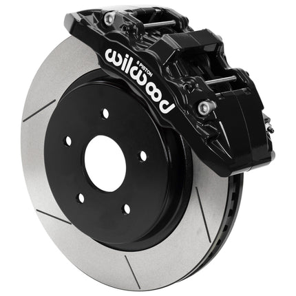 Wilwood 13-18 RAM 1500 4WD AERO6-DM Kit 5 x 5.50in Hub - 13.38in Slotted Rotor - Black