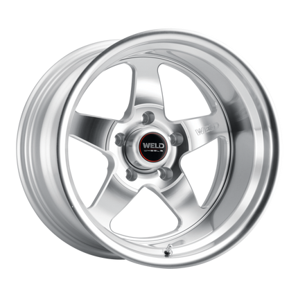 Weld S104 17x11 Ventura 5x127 ET44 BS4.25 Gloss Silver MACH DIA 78.1