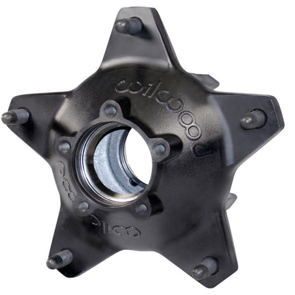 Wilwood hub starlite 55 std rear 1 ton bearing races black drilled stud