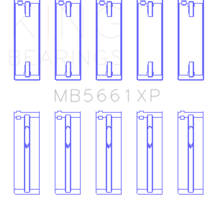 King Audi/Volkswagen ADZ/AWT/APK/BHP/BPY/AKS 1.6/1.8/2.0L Crankshaft Main Bearing Set
