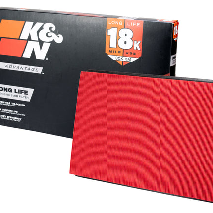 K&N Universal Clamp-On Air Filter 4-1/2in Flg 7-1/2in B 4-1/2in T 7-1/8in H Gen 3