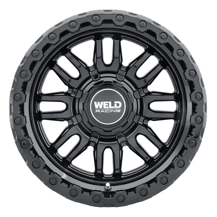 Weld Off-Road Swift 17x9in - 6x135 / 6x139.7 BP - ET-12 - 106.1mm CB - Gloss Black Wheel & Ring
