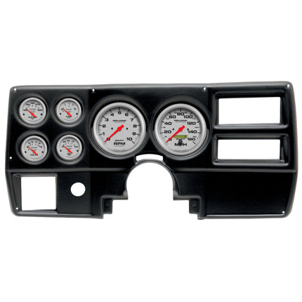 Autometer Ultra-Lite 94-87 Chevy GMC Truck AC Dash Kit 6pc Tach / MPH / Fuel / Oil / WTMP / Volt
