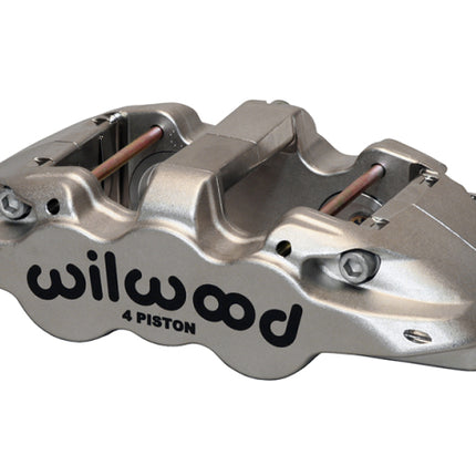 Wilwood Caliper-Aero4-ST-R/H-Nickel (.80 Thk Pad) 1.88/1.62in Pistons 1.25in Disc