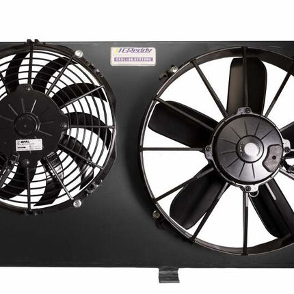 GReddy 00-09 Honda S2000 Dual Fan Shroud w/ Dual SPAL Fans - Black