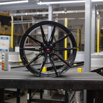 Vossen Forged Evo-2R - 19x8.5 - 5x120 - ET35 - GB - Gloss Black - C8 Stingray Fitment - Front
