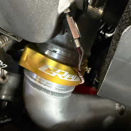 GReddy 3.5 Inch Gold Anodized Aluminum Boost Tube Clamp Set