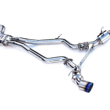Invidia 2019+ Toyota Supra Dual N1 w/ Valve Rolled Titanium Tip Cat-back Exhaust