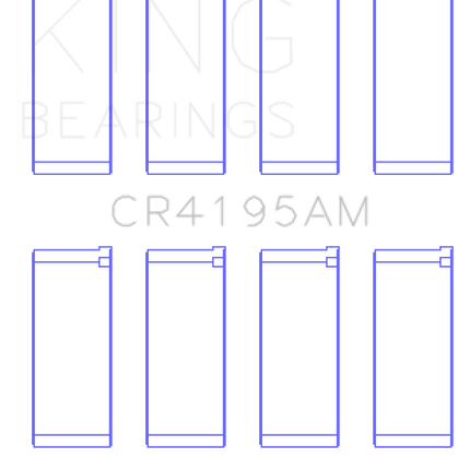 King Engine Bearings Chrysler Neon Ecc/Ecb (Size +0.25mm) Connecting Rod Bearing Set