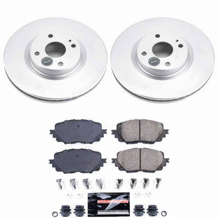 Power Stop 17-20 Fiat 124 Spider Front Z23 Coated Brake Kit