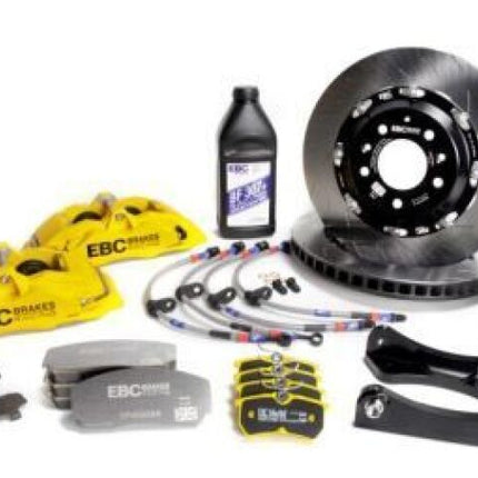 EBC Racing Vauxhall VXR Yellow Apollo-4 Calipers 330mm Rotors Front Big Brake Kit