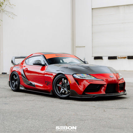 Seibon 2020 Toyota GR Supra OEM-Style Carbon Fiber Door Garnish