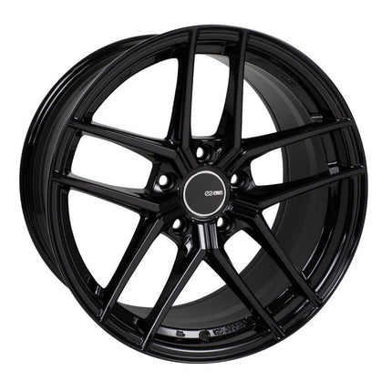 Enkei TY5 19x8.5 5x112 42mm Offset 72.6mm Bore Black Wheel