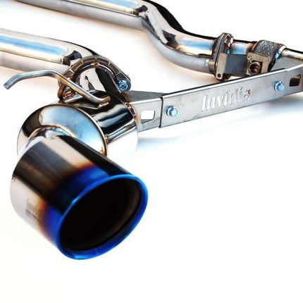 Invidia 2019+ Toyota Supra Dual N1 w/ Valve Rolled Titanium Tip Cat-back Exhaust