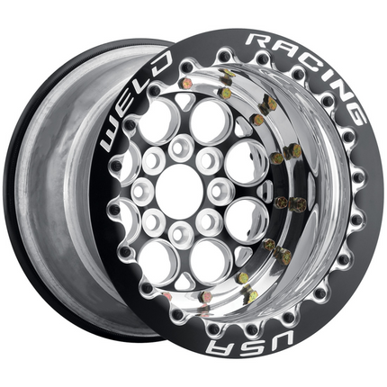 Weld Magnum Import 13x11 / 4x100mm BP / 4.25in. BS Black Wheel - Double Beadlock