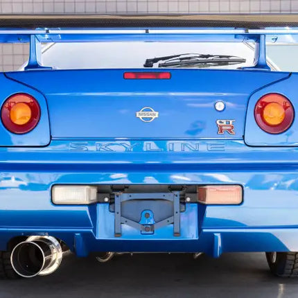 GReddy PE-TR Rolled Tip-Burnt-Ti L 130mm x 115mm