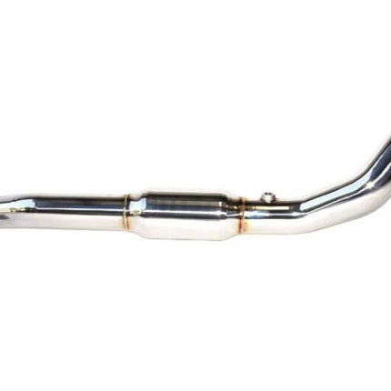 Invidia 08-15 Mitsubishi Evolution X High Flow Cat Downpipe & Test Pipe (One Piece)