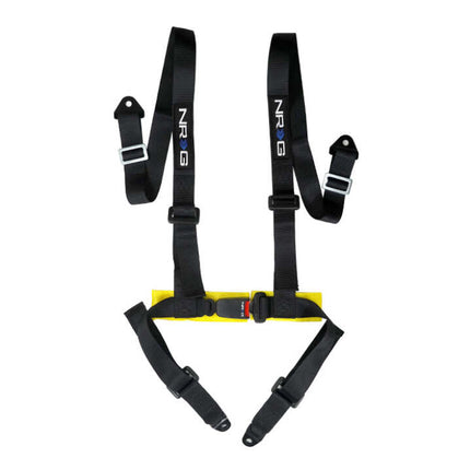 NRG 4 Point Seat Belt Harness / Buckle Lock- Black