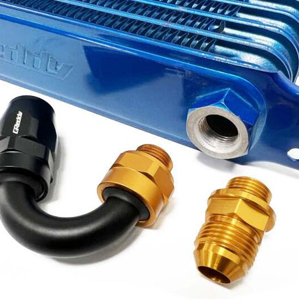 GReddy Oil Cooler Center Bolt AN Fitting 150 degree #10