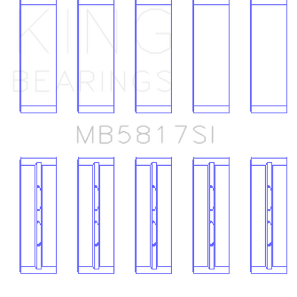 King Engine Bearings 04-12 Mitsubishi Colt Replacement Main Bearing Set