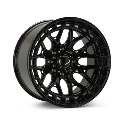 Vossen HFX-1 20x10 - 8x165.1 - ET18 - Super Deep Face - 125.1 - Gloss Black Wheel