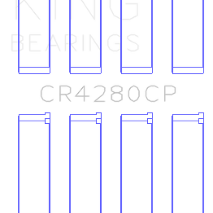 King Engine Bearings Subaru Ej20/Ej22/Ej25 (Incl. Turbo) (Size +0.50mm) Connecting Rod Bearing Set