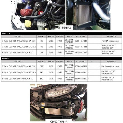 HKS S Type O/C KIT BNR32 BLK