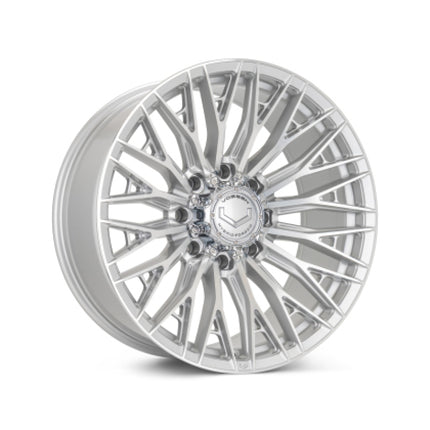 Vossen HFX-6 - 22x12 - 8x170 - ET-44 - Ultra Deep Face - 125.1 - Silver Polished Wheel