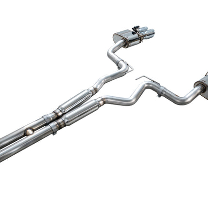 AWE Tuning 18-23 S550 Mustang GT SwitchPath Exhaust - Chrome Silver Tips
