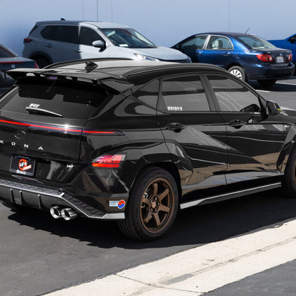 aFe Takeda 2-1/2in 304 Stainless Steel Axle-Back Exhaust w/ Polished Tip Hyundai Kona 24-26 L4-1.6L