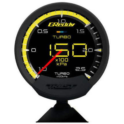 GReddy Sirius Unify Turbo Boost Gauge Set (Sirius Meter w/Boost Pressure Sensor Set & Vision Displ)