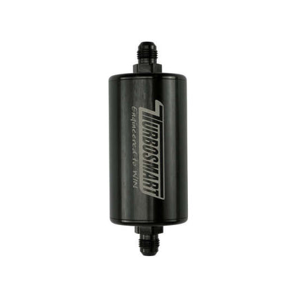 Turbosmart 10um 6AN Inline Fuel Filter - Black