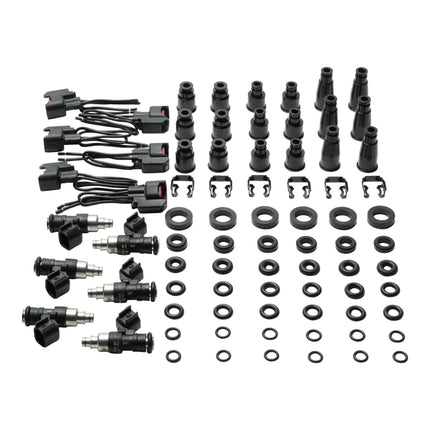 DeatschWerks Universal 6 Cylinder Import Injector Kit - Set of Six 1000cc Injectors
